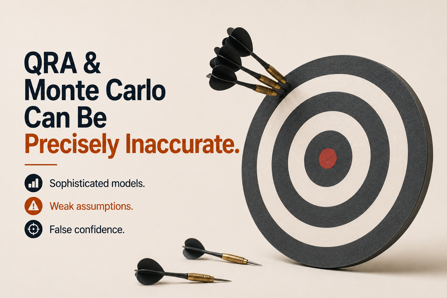 The illusion of certainty in quantitative risk analysis