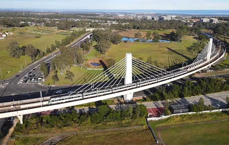 Major bridge and rail infrastructure